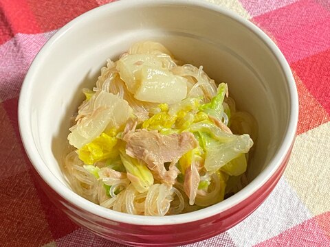 白菜とツナの春雨サラダ